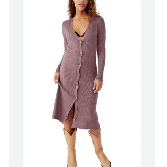Free People Date Night Duster Cardigan - Picture 1 of 9